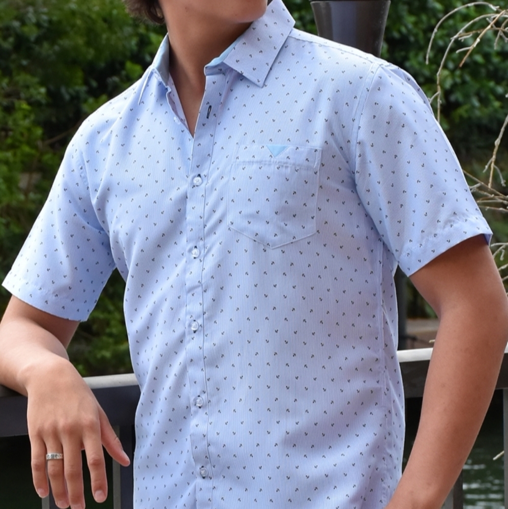 Lt. BLUE Button Down